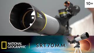 National Geographic SRT70MM 70mm Refractor Telescope with Panhandle Mount and Solar Filter [upl. by Rehotsirhc]