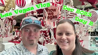 Las Vegas Vlog Dec 2023 Day 2  Aria  Proper Eats  Bellagio Conservatory  Scarpetta  Skybar [upl. by Urbanna]