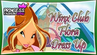 Winx Club Flora  Dress Up Game for Kids [upl. by Seyer339]