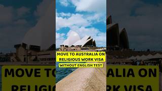 Australia Religious work visa  How to apply Australia Religious work visa  Australia Religious [upl. by Beaner]