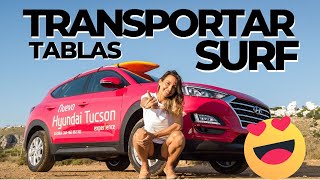 ✅ Cómo llevar TABLAS DE SURF en COCHE con baca blanda SURFLOGIC [upl. by Abdel137]