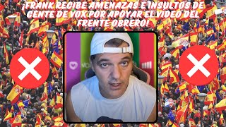 🤬FRANK ATACADO POR LA GENTE DE VOZ😲 RECIBE INSULTOS Y AMENAZAS🤬👎 frankcuesta twitchyoutubemoments [upl. by Lashar]