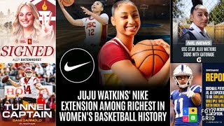 Juju Watkins Signs Nike Shoe Extension amp with Gatorade Big 10 Admits Late Minnesota TD Didnt Count [upl. by Columbus]