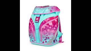 2023 herlitz Schulrucksack SoftLight GREENline PinkBubbles 360° Ansicht [upl. by Ramej]