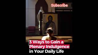 3 Ways To Gain Plenary Indulgence in Your Daily Life [upl. by Einhpets]