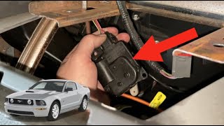 How To Replace HVAC Blend Door Actuator On A 20052009 Ford Mustang  Stuck On Defrost Fix [upl. by Liz973]