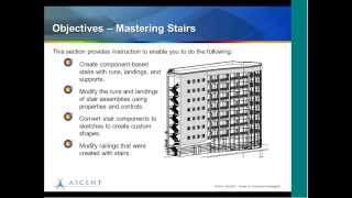 Mastering Component Stairs in Autodesk Revit Architecture ASCENT Webcast Learning Series [upl. by Richardson]