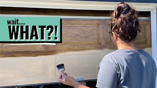 Faux Wood Door  Gel Stain  DIY  How To Make Your Door Look Like Wood [upl. by Eboh]