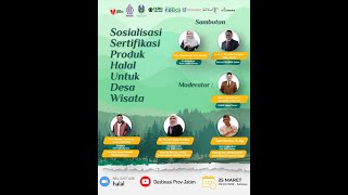 Sosialisasi Sertifikasi Produk Halal untuk Desa Wisata [upl. by Thapa]