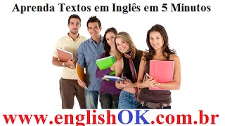 Aprenda Textos em Inglês em 5 Minutos [upl. by Yanaj]