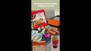 2024 Blackstone 20 inch Griddle Coleslaw Fried Steamed [upl. by Natsirc461]