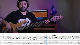 Alégrense  Coalo Zamorano  Bass cover  PartituraTablatura [upl. by Winnah626]