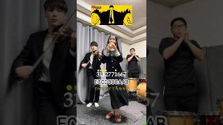 BlingBangBangBorn  Mashle Op2 Recorder Violin Tutorial amp Dance 😎直笛小提琴跳舞 [upl. by Vitek]