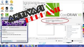 Instalation Corel Draw X8 With Keygen UNLOCK WORK 100 [upl. by Kruger]