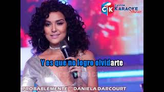 karaoke probablemente daniela darcourt [upl. by Olinde]