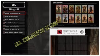 RDR2 collectors item trophy ALL CIGARETTE CARDS guide stranger mission [upl. by Ader882]