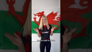 How to order in Welsh  Cymraeg🏴󠁧󠁢󠁷󠁬󠁳󠁿 welsh cymru wales learnlanguages shortvideo [upl. by Flowers]