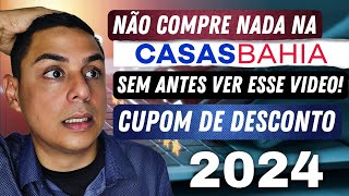 A MELHOR FORMA DE CONSEGUIR CUPOM DE DESCONTO NA CASAS BAHIA  COMPRA ONLINE APP E LOJA FISÍCA 2024 [upl. by Ahusoj475]