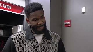 Deandre Ayton Postgame Interview  Portland Trail Blazers 96 Chicago Bulls 104 [upl. by Ahsieym]