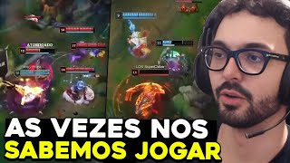 AS MELHORES JOGADAS DO ANO NO CBLOL 2024  MYLON REACT [upl. by Attenaj]