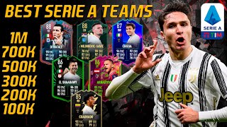 FIFA 22 BEST SERIE A TEAMS FIFA 22 100K 200K 300K 500K 700K 1M SQUAD BUILDER WITH AI 45 [upl. by Ashly]