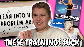 These MLM Company Trainings are Ridiculous  BODI By Beachbody [upl. by Neelloj]