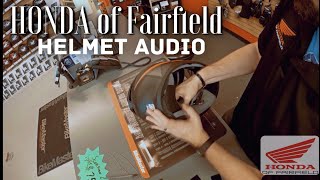 HONDA of Fairfield Bluetooth Helmet audio [upl. by Nauqyt]