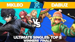 MkLeo vs Dabuz  Ultimate Singles Top 8 Winners Finals  Low Tide City  Joker Pyra vs Min Min [upl. by Berardo]