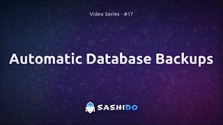 Automatic Database Backups [upl. by Crutcher354]