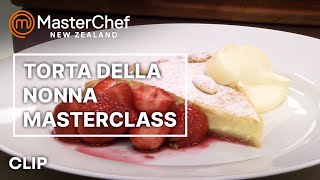 Torta Della Nonna  MasterChef New Zealand  MasterChef World [upl. by Akcira278]