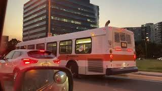 2008 MiWay New Flyer D40LFR 0802 Still Runs at 803 PM 16YearOld Bus Still Cruising [upl. by Bradwell717]