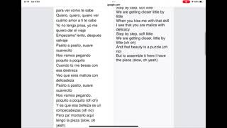 Despacito lyrics in english 😶😶😶😶 [upl. by Nawram941]