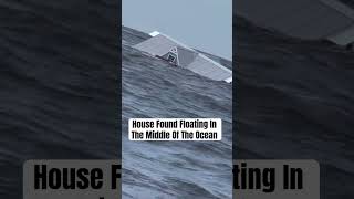 Fishermen find a house floating in the middle of the ocean shorts short crazy fishing video [upl. by Nyledam]