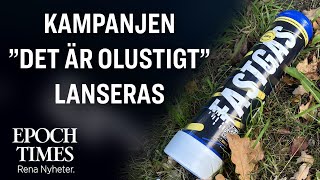 Kampanjen quotDet är olustigtquot lanseras för att motverka bruk av lustgas i berusningssyfte [upl. by Ynwat]