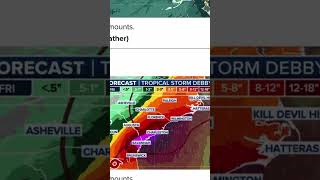 quotTropical Storm Debby Live Update Latest Track Rainfall Amount Surge Alerts Prepare Now [upl. by Araccat]