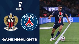 🔴 OGC NIce vs PSG  Ligue 1 202425  Game Highlights FC24 [upl. by Eustashe]