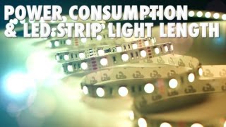 How LED Strip Length Affects Power Consumption [upl. by Coltson]