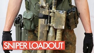 Airsoft Sniper Loadout  Gear  Equipment [upl. by Henderson325]