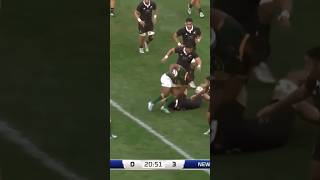 OX NCHE HUGE BOUNCE  Springboks vs All Blacks 2024 rugby springboks [upl. by Atekal]