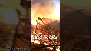 Helicopter crash kills child 3 adults in Houston  ViaNBC [upl. by Llennahc]