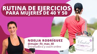 Rutina de EJERCICIOS para MUJERES de 40 y 50 años 👟🏋️‍♀️ Entrenadora mujerfitmas4064 [upl. by Danais743]