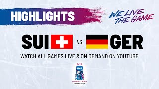 Highlights  Switzerland vs Germany  2023 IIHFWorlds [upl. by Pump]