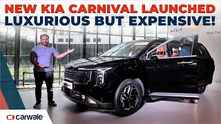 Kia Carnival Limousine Launched  DETAILED WALKAROUND [upl. by Armelda580]