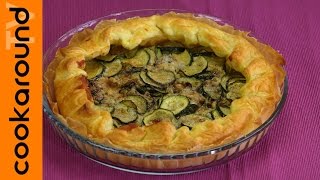 Torta salata zucchine e gorgonzola  Ricette torte salate [upl. by Anialam]