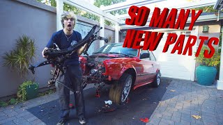 E30 V8 SWAP PART 3 [upl. by Ttennaj]