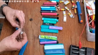 How to refill a disposable rechargeable vape Simple Vibez [upl. by Mima]