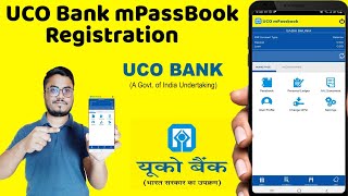 UCO Bank mPassbook  How to use UCO Bank mPassbook App  UCO bank online passbook update  UCO Bank [upl. by Janean]