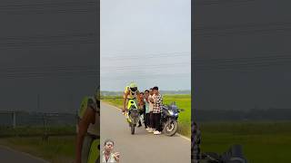 Motorcycle rider video😱😭 youtubeshort trending music funny shortvideo viralvideo comedymusic [upl. by Sima]