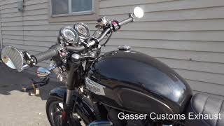 Gasser Customs Exhaust Before and After [upl. by Veriee]