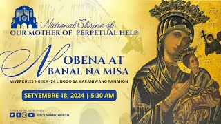 Baclaran Church Miyerkules ng Ika24 Linggo sa Karaniwang Panahon [upl. by Amandi]